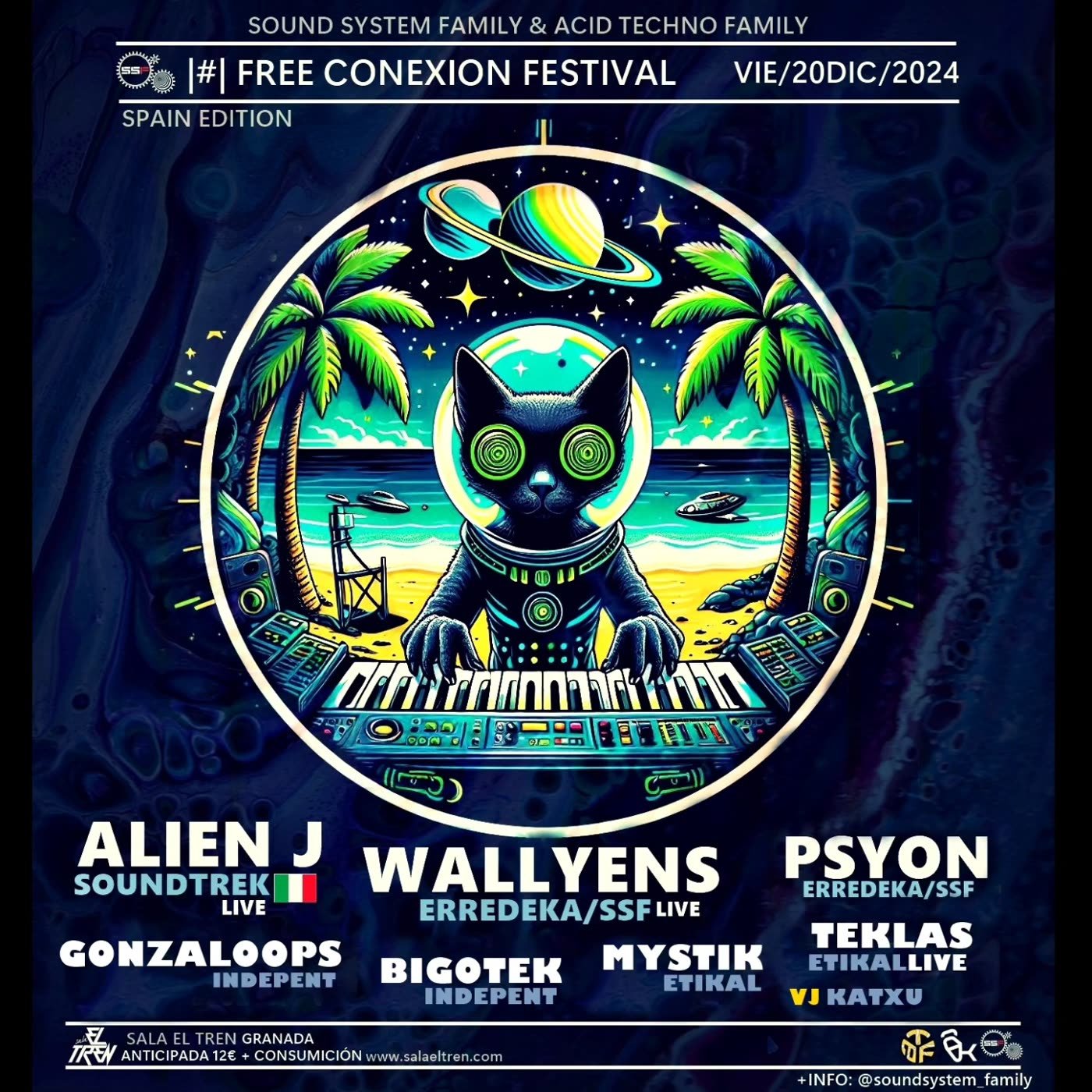 Flyer de Free Conexión Festival · Spain Edition