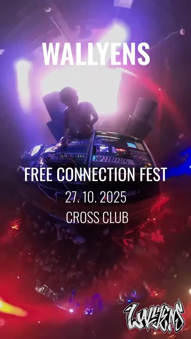 Flyer de Free Connection · Cross Club Praga