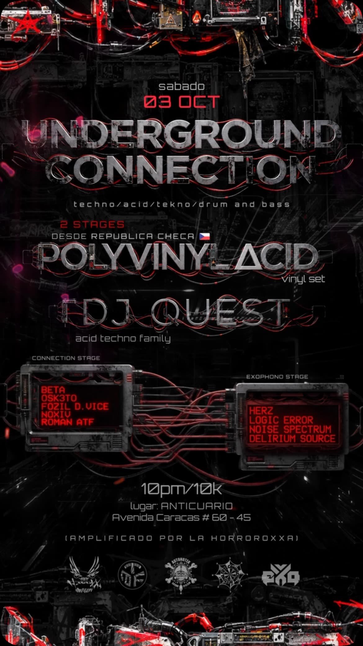 Flyer de Underground Connection