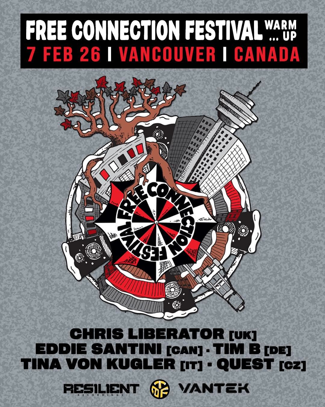 Flyer de Free Connection Warm Up · Vancouver